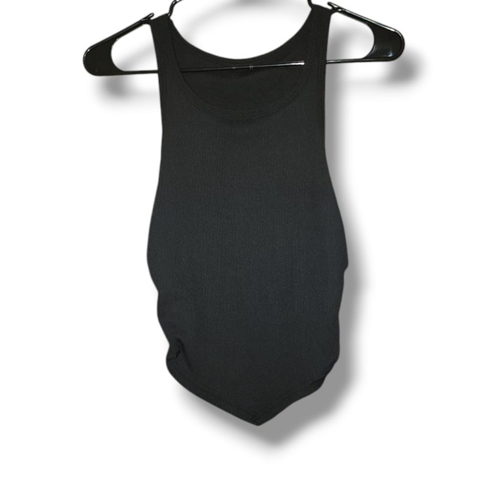 Black Sleeveless Tank Top